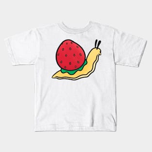 Strawberry snail Kids T-Shirt